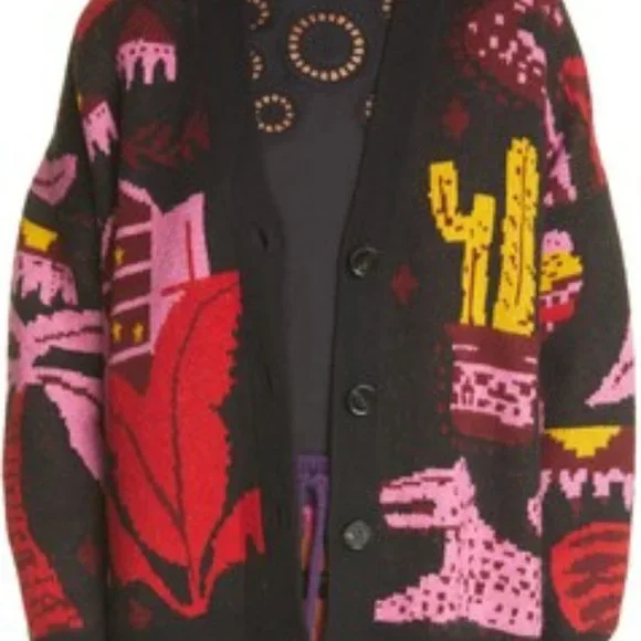 FARM Rio Multicolor Graphic Cardigan - Picture 8 of 15